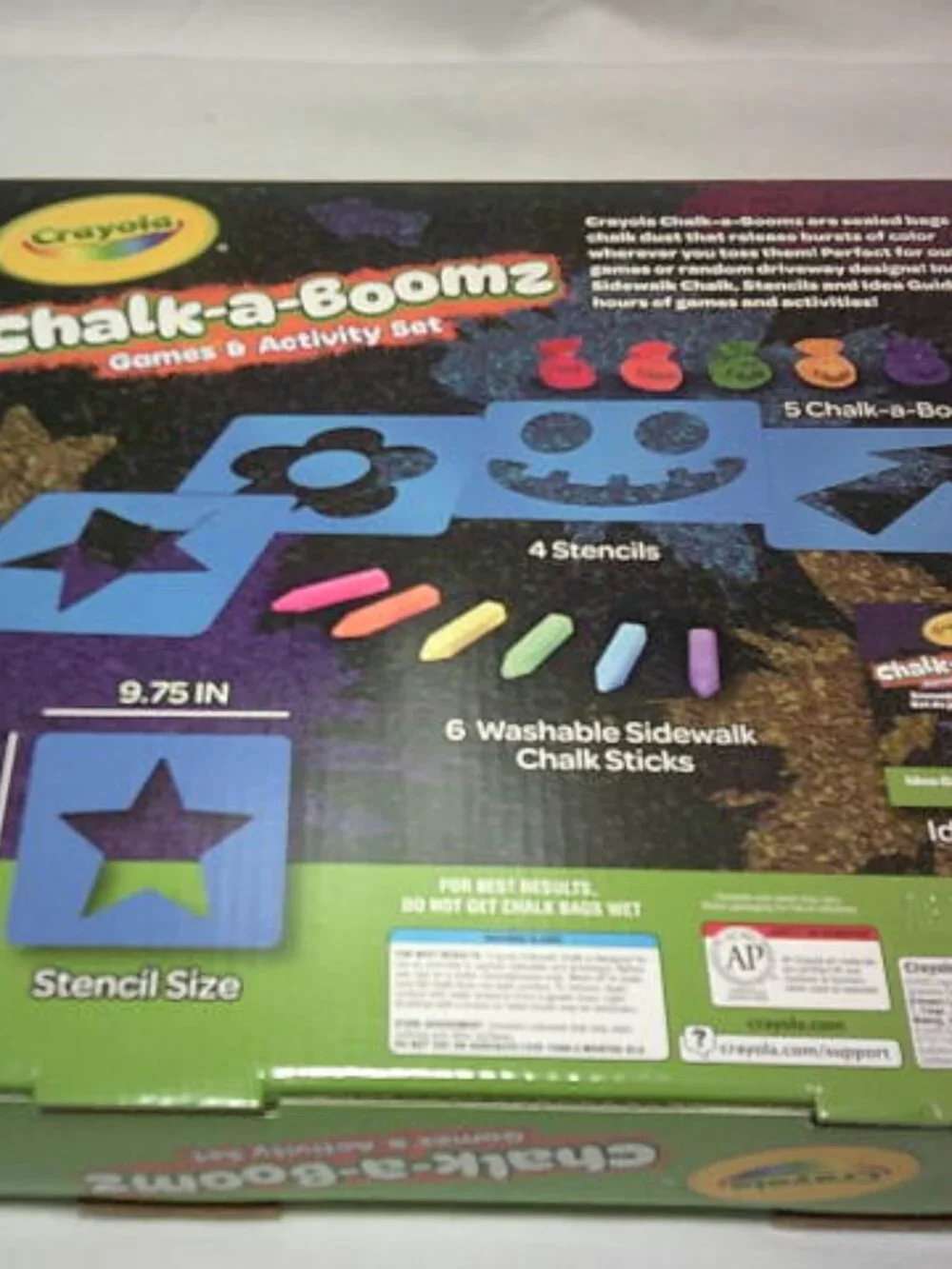 CRAYOLA CHALK-A-BOOMZ GAMES & ACTIVITY SET 40+ ACTIVITIES AGES 6+ CHRISTMAS 🎁